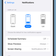 iOS notifications settings